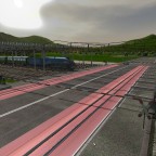 Bahnübergang hinter dem Hauptbahnhof mit mehr als 6 Linien