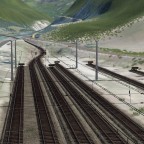 Neubau Bhf. Vordernberg Ausfahrt richtung Präbichl-Pass