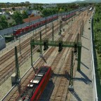 Kurz vorm Dachauer Bahnhof