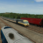Trains outside Manchester