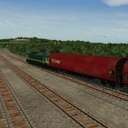 Class 66 outside Manchester