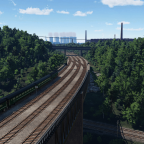 Updated HST crosses the Bridge