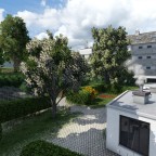 Stiftung Nische Garten mit Neu Anbau