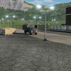 LKW fahren auf Bauernhof und Industrieanlage "Lebensmittelfabrik"