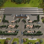 Hohenberg an der Eder Hauptbahnhof und Busbahnhof.
