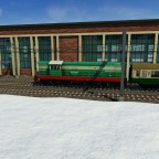 CKD T-669 verschiebt ein paar geliehene Reichsbahnwagen