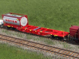 BR265 mit SGNS 60 Container Waggon