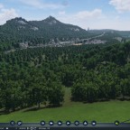 Ein Dorf zwischen Bergen