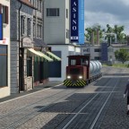 Mit 40t Treibstoff durch die  Stadt. Uiuiui!