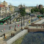 Stadtmitte, Stadtgraben und Stadtmauer