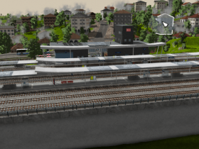Bahnhof Olten auf der Nordwestschweizer Karte.
