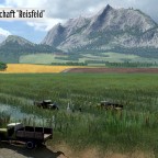 Landschaft Reisfeld