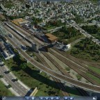 Güterbahnhof am Stadtrand