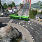Amfahrt auf die Alain Berset Brücke