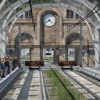 Im Innern des Bahnhofs