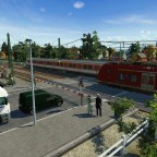 Bahnübergang in Deisenhofen