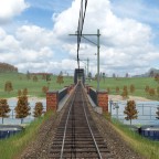 Bolkoprijtuigen spoorbrug 1