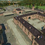 Die berühmte JoeFried-Festung im Norden Münchens