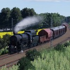 Cargo photo train with 555.3008