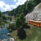 Mit der Tram durch die Schlucht