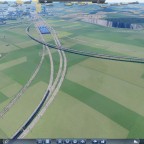 Beginn der HBF einfahrt von Greven aus kommend