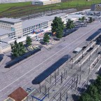 Langsam nimmt der Bahnhofsvorplatz Formen an 2