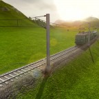 RBDe 4/4 im Abendlicht