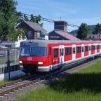 Baureihe 420 auf großer Ausfahrt auf der S2 zum Hafen (26.1.24)