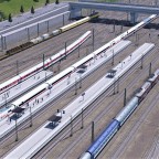 Hauptbahnhof Leipzig & Gleisvorfeld (fiktiv)