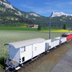 Sernftalbahn Güterzug