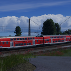 RE 54 bei der Einfahrt im Bahnhof Haßfurt