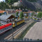 Kreuzung Normalspur/Schmalspur in Interlaken West