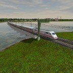 ICE 1 kommend aus Hannover Nordstadt