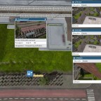 Maximale Anzahl an Fahrgästen an einer Bushaltestelle mit breitem Bürgersteig