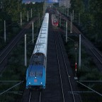 Abendliches Trainspotten