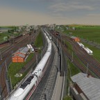 Nürnberg ICE ein und ausfahrt