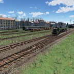Herzbach - Ausfahrt eines Rangierzuges