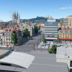 [TpF 1] Bahnhofsvorplatz Sommerthur Hauptbahnhof