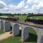 1953 Wachwechsel in Sicht: Erprobungeinsatz der V200 mit yl-Mitteleinstiegswagen begegnet Eilzug mit  BR18.1