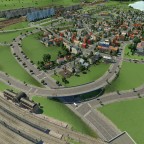 Leipzig mit dem Hauptbahnhof und dem S Bahn Bahnhof "Leipzig Abzweig"