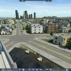 Blick über Lower Riverside von der Station Riverside Central aus
