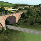 RegioShuttle düst über die alte Brücke