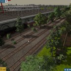 WIP Stahlwerk mit großem Rangierbahnhof