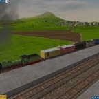 Güterzug am vollladen