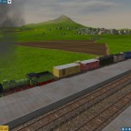 Güterzug am vollladen
