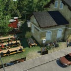 Gastronomie im ehemaligen Bahnhof