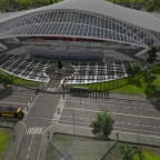 Viel los vorm Bahnhof