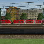 S-Bahn durch die Stadt