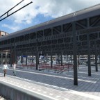 Ein Versuch den Bahnhof Olten nachzubauen mit den Assets die ich installiert hatte.