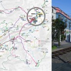 Tram 4 Übersichtsplan / Network plan tram 4